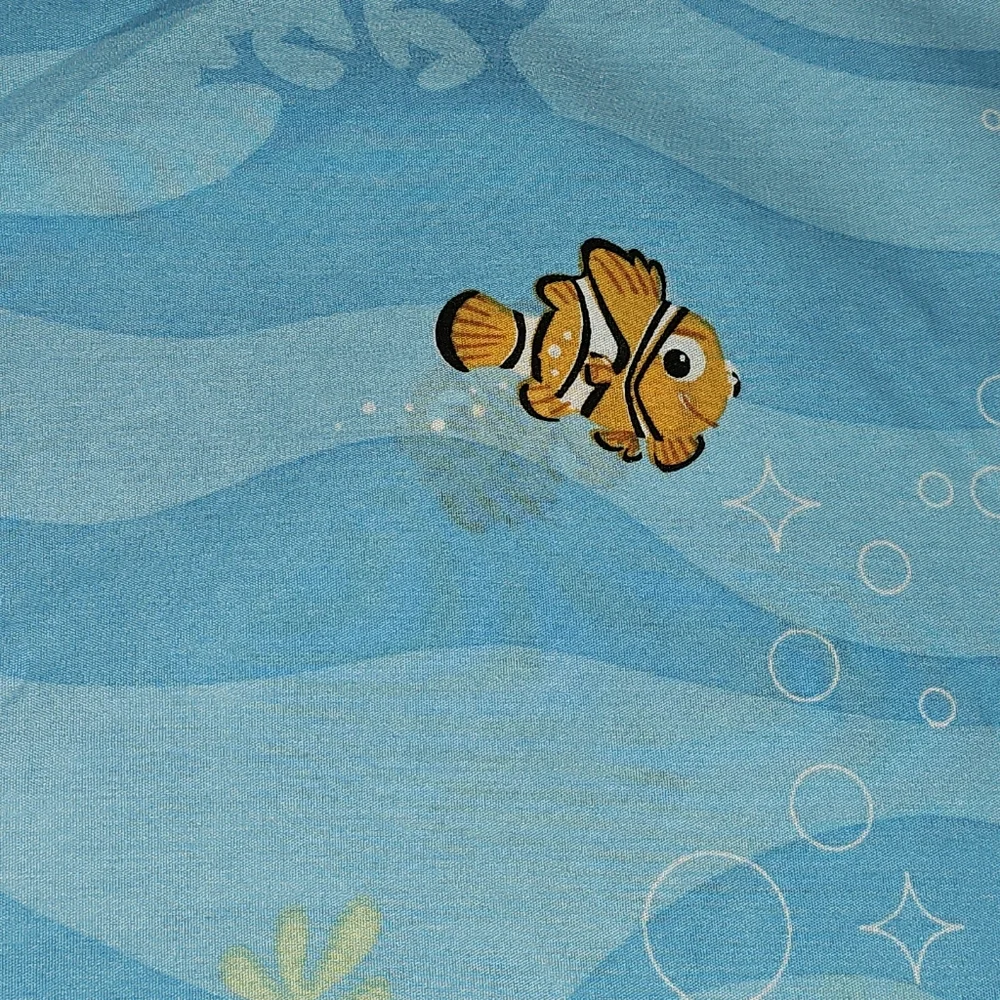 Disney Finding Nemo Vintage VTG Flat Sheet Twin - Picture 5 of 8
